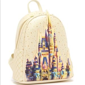 Loungefly Walt Disney World 50th Anniversary Castle Mini Backpack